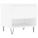  Salongbord hvit 50x46x50 cm konstruert tre 8721012112193