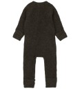 Mikk-line Dark Brown Melange ulldress 98
