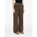 Sacai Dame Jeans Brun L,