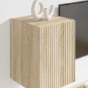  TV Veggskap Veggmontert Sonoma 30 x 31 x 40 cm Konstruert tre