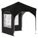 vidaXL Pop up Festtelt 192 x 192 x 245 cm Svart