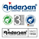 Andersen Royal Shopper Plus HYDRO 3.0 Luftdekk med kulelager 62 Liter Oliven