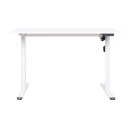 Skrivebord HOME4YOU Ergo Light med 1 motor 120x60x72,5–117,5 cm Hvit - Hvit