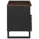 TV stativ med skuff Brun 80 x 33 x 46 cm heltre mango