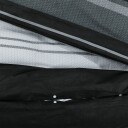  Sengesett svart og hvit 140x200 cm bomull 8720845432942