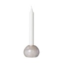 Ernst lysestake glass Ø 9 cm Beige
