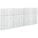 vidaXL Gabion med 3,5 mm tråd og 5x10 cm mesh 350x10x150 cm