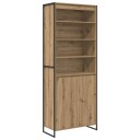  Høye Skap 2 pcs Kunstnerisk Eik 60 x 36 x 300 cm Konstruert tre
