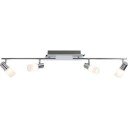 Trio Lighting Clapton spotter i tak 4 spotter