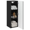  Vegghengt Badskap Svart 33 x 34,5 x 100 cm Konstruert tre
