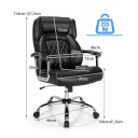 Ergonomisk kontorstol – 225 kg kapasitet justerbar hvilestilling