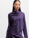 Ahlvar Gallery Ayumi Silk Blouse - Purple - XS