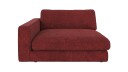 Rowico Home Duncan 1,5 seters sjeselong V Rød Anna 8 129 x 150 x 78 cm Rød