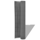 Hagegjerde Dobbeltsidig PVC 150x300 cm Grå