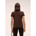 Casall Soft Texture Tee Dame Dark Brown 36