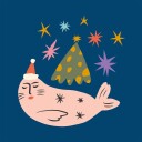 Happychristmasno21 Plakat Plakat / 40x40cm