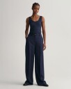 Ribbestrikket tanktop EVENING BLUE L