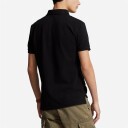 Ralph Lauren Slim Fit Mesh Polo Shirt - Black