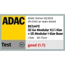 BeSafe iZi Go Modular X2 i-Size BabybilstolAnthracite Mesh Svart