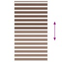  Sebragardin brun 120x230 cm stoff bredde 115,9 polyester