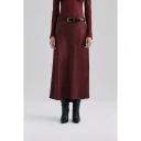 By Malina Maxi skjørt Aubree Satin Maxi Skirt Rød