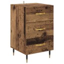  Nattbordskap Gammelt tre 40 x 40 x 66 cm Konstruert tre