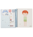 Little Dutch Little Dutch - Udklædningsbog Jim & Friends - Blue - ONE SIZE