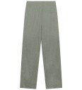 Grunt Bukser Allan Linen Pants Grønn