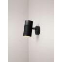 Thorup Copenhagen Patrone Vegglampe Sort Liten Burnished Messing