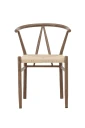 Spisestol uten armlener Peach Alfons spisestol – trelook / naturtau Beige -