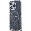 Guess IML Gcube MagSafe Mobildeksel til iPhone 15 Pro Max - Svart