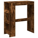  Barbord med stativer røkt eik 90x40x103,5 cm konstruert tre 8721158386656