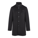 Adriano Coat Black S Classic Wool Coat
