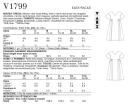 Vogue 1799 - Kjole Y