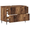 vidaXL Baderomsvaskeskap ZWOLLE Gammelt tre 82 x 41 x 58,5 cm