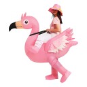 Original Cup Ridende Flamingo Oppblåsbar Kostyme One size COS-CUTE