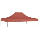 vidaXL Teltduk for festtelt 4x3 m terrakotta 270 g/m²