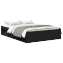 vidaXL Sengeramme svart 135x190 cm 8721012158658