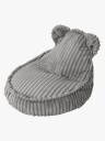 Meowbaby Churros Saccosekk Teddy Moonstone Grey