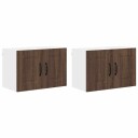  Kjøkkenskap 2 pcs Brun Eik 60 x 31 x 40 cm Konstruert tre