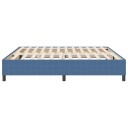  Boxspring Seng Blå 200x200 cm Corduroy Stoff