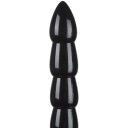 Ouch! Stacked Anal Snake 30 cm - Svart - Svart