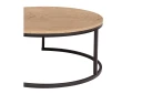 Britu Sofabord 80x35 cm Lyst tre -