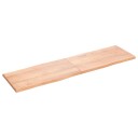  Bordplate lysebrun 180x50x(2-4)cm behandlet heltre naturlig 363976