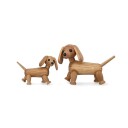 Spring Copenhagen Chico Dog trefigur 10,5 cm eik