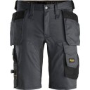 Snickers Workwear 6141 AllroundWork Arbeidsshorts grå/svart 50