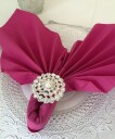 Middag serviett tekstil Fuksia Sovie Home