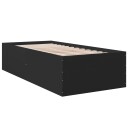  Sengeramme svart 75x190 cm konstruert tre 8721102616181