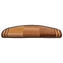 vidaXL Selvklebende trappematter 10 stk 65x21x4 cm brun
