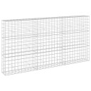 vidaXL Gabion med 5 mm tråd og 10x10 cm mesh 300x30x150 cm